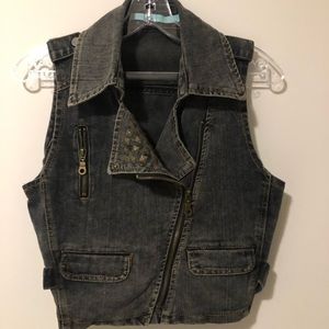 Denim Vest, size Small